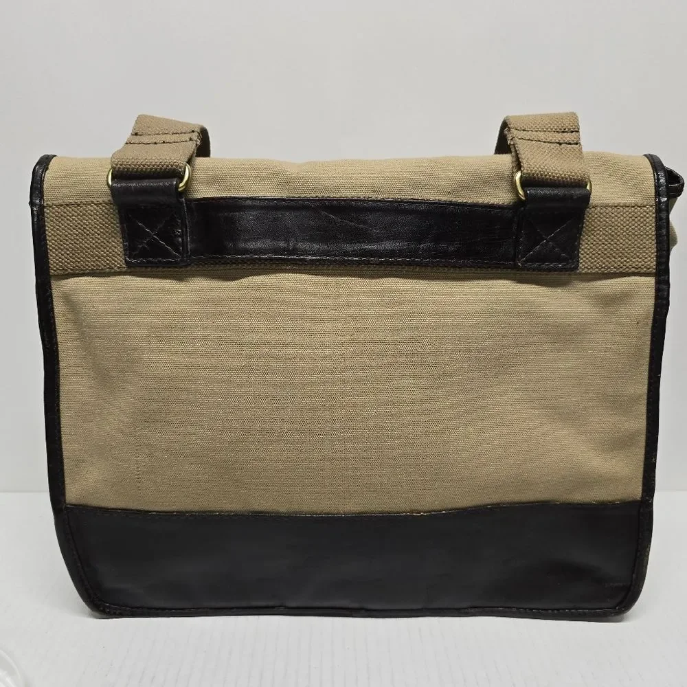 Wilson's Leather Canvas Messenger Bag